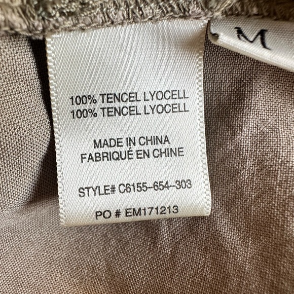 Cloth & Stone sleeveless khaki dress M - Picture 5 of 6